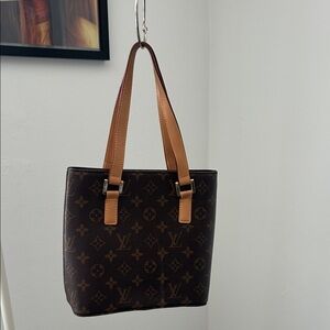 Dark Brown Monogram Shoulder Bag